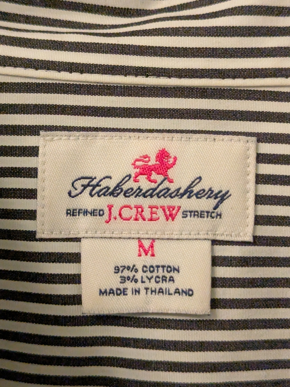 J. Crew Black & White Vertical Stripe Button-Down Shirt - Picture 8 of 8